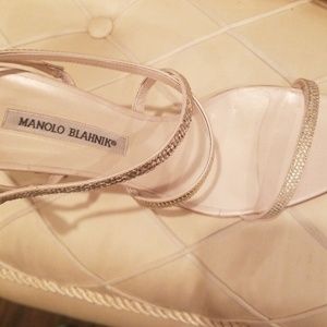 Manolo blahnik strappy shoes